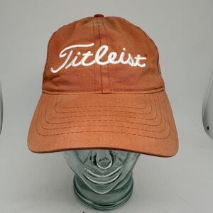 Clemson Tigers Hat Cap Strap Back Mens One Size Orange NCAA Golf Titleist Logo